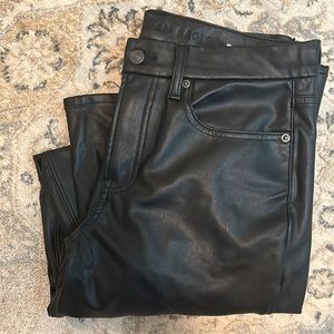 American eagle leather jeans